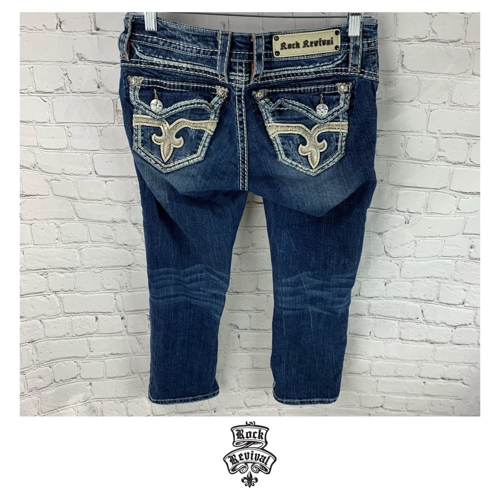 Rock Revival Kailyn Cropped Denim Jeans